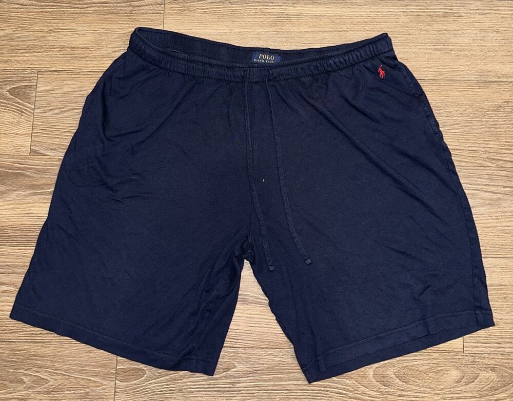 Polo Ralph Lauren Sleep Shorts In Navy Blue Size Men’s X Large